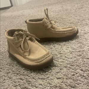 Stride Rite Tan Moccasin Kids Shoes